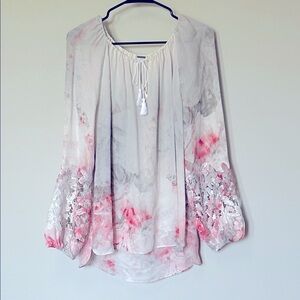 Elie Tahari Cream Top, Size M